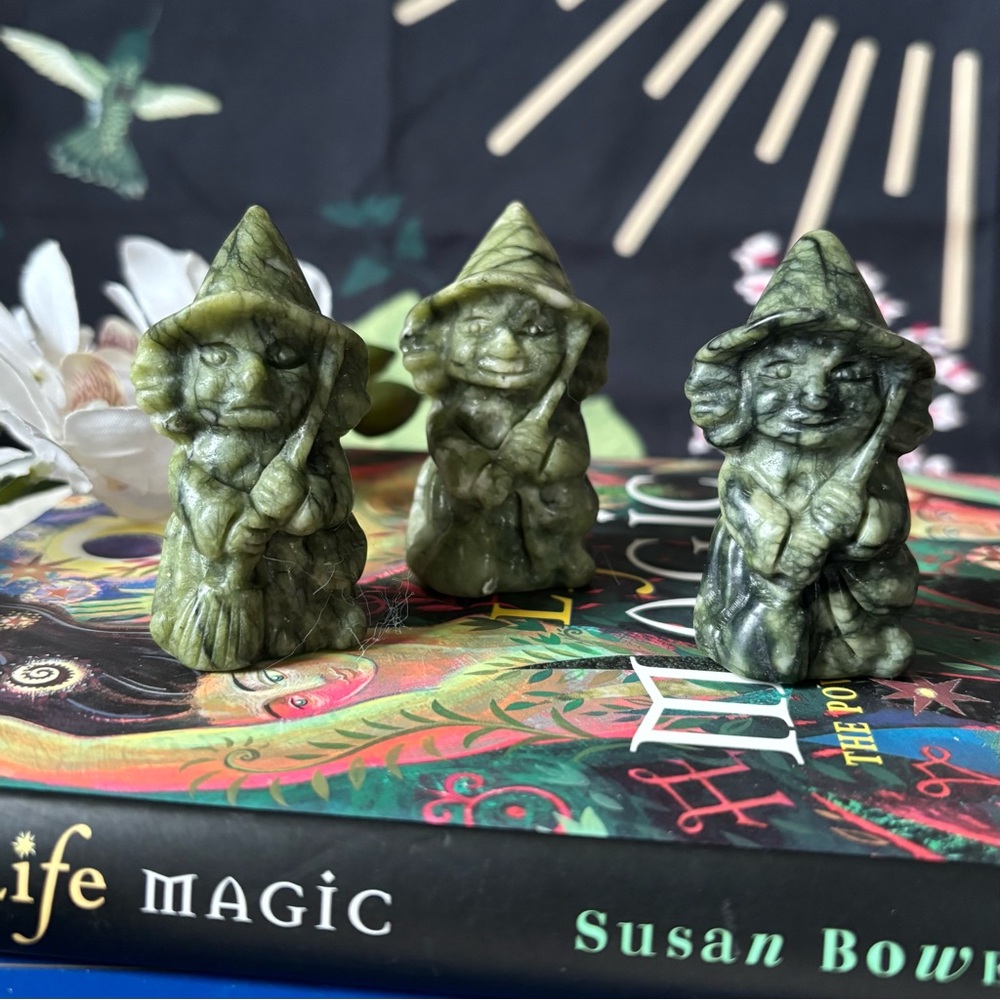 Nephrite jade Witch